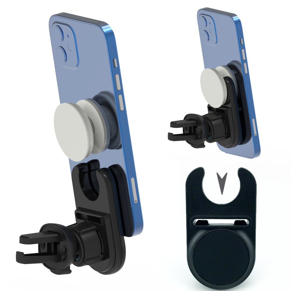 3-in-1magnetic car air outlet car phone bracket ring buckle mobile phone bracket 360 degrees rotation Universal car phone holder