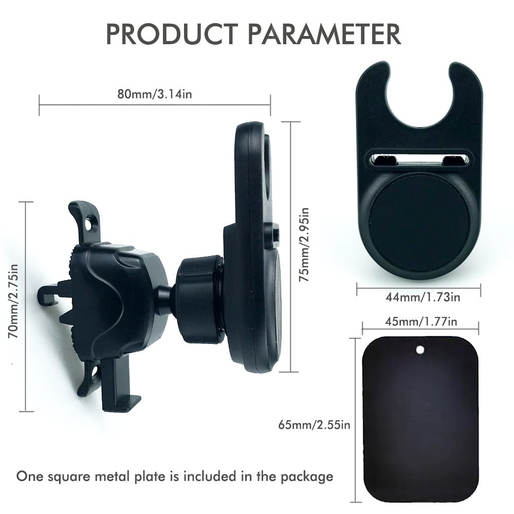 3-in-1magnetic car air outlet car phone bracket ring buckle mobile phone bracket 360 degrees rotation Universal car phone holder