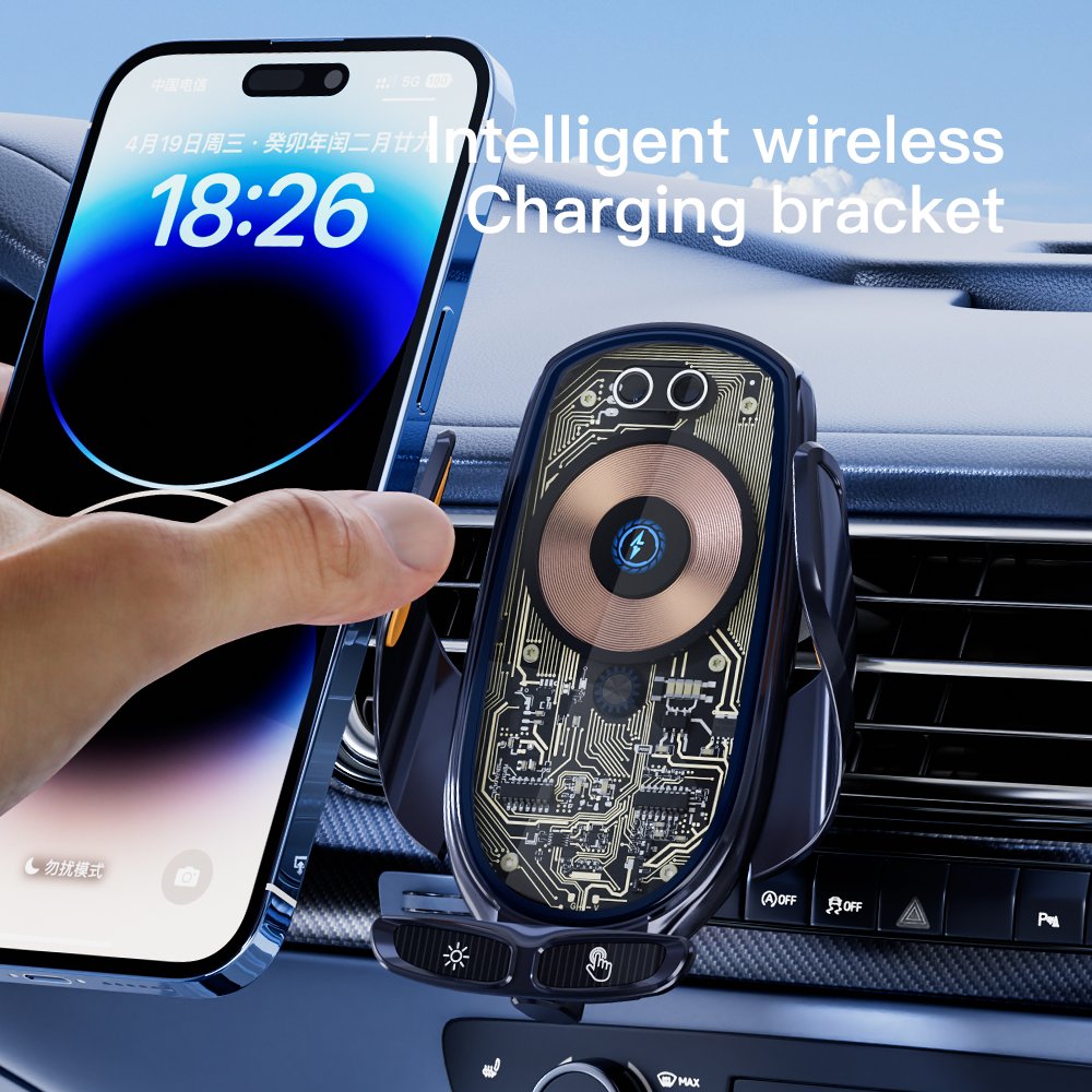 V6 Car Air Vent Phone Charger 66W Magnetic Wireless Charger Phone Holder Fast Car Charger