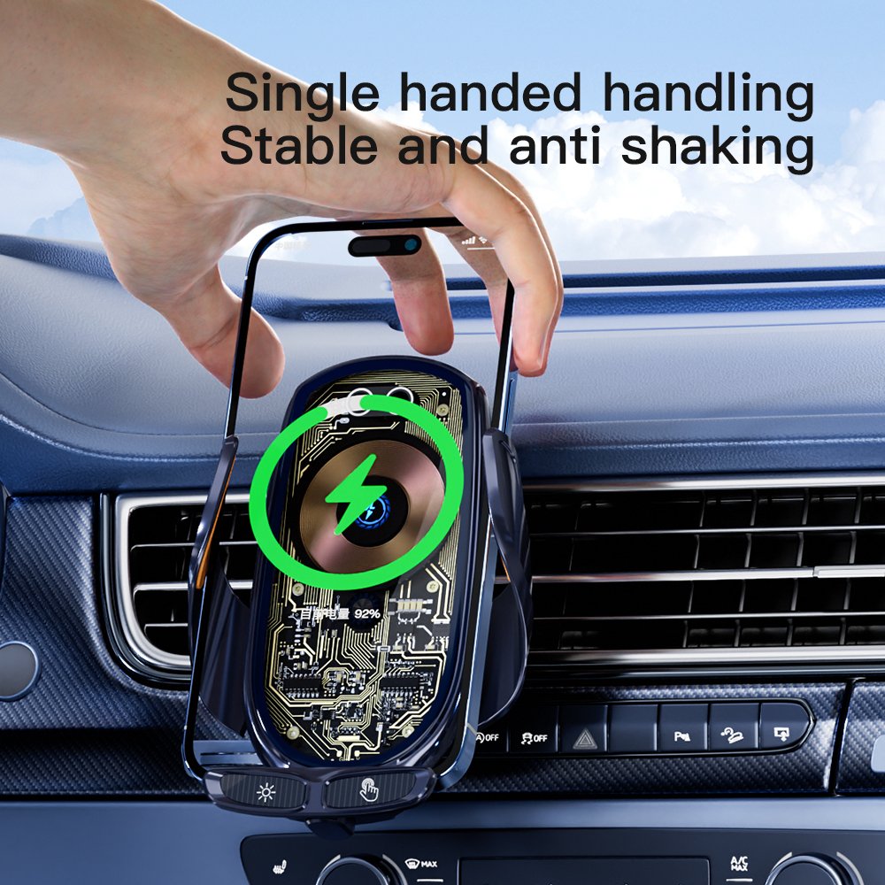 V6 Car Air Vent Phone Charger 66W Magnetic Wireless Charger Phone Holder Fast Car Charger
