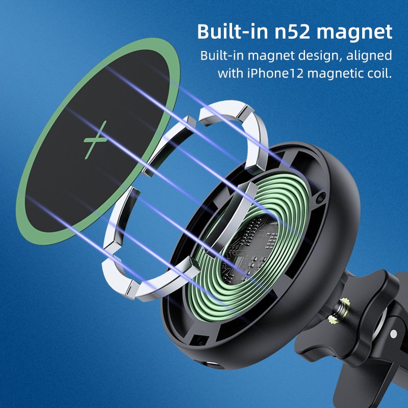 car vent phone holder wireless charger new product ideas air vent clip fast wireless car charger new innovative