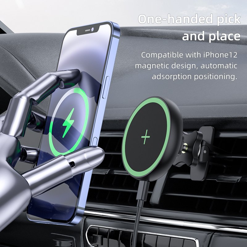 car vent phone holder wireless charger new product ideas air vent clip fast wireless car charger new innovative