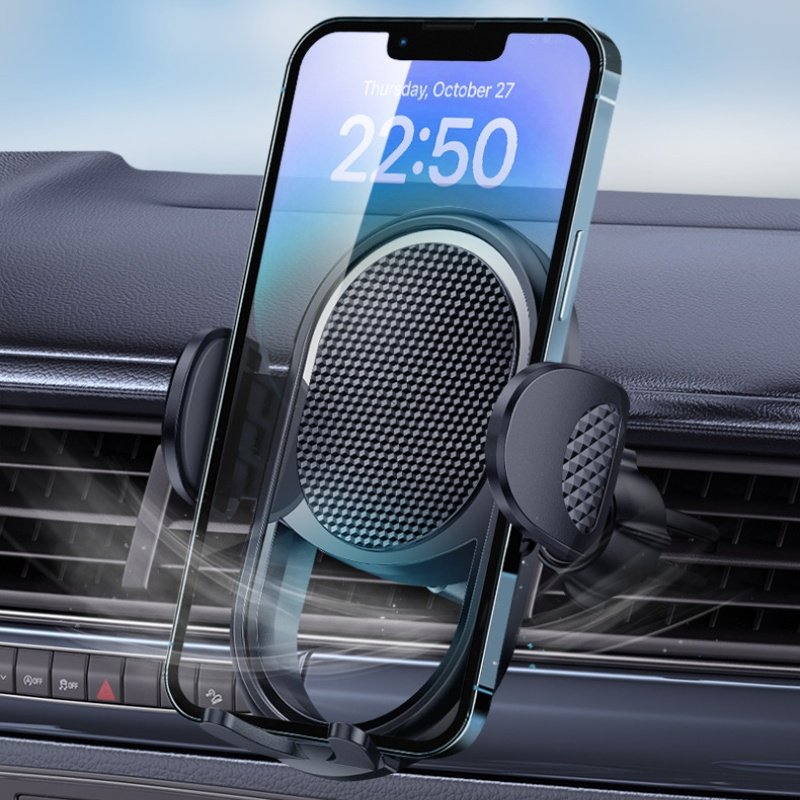 Top Selling Custom Logo 2-in-1 Universal Car Air Vent Phone Holder Suction Cup ABS Dashboard Mount Mobile Phone Holder For Car