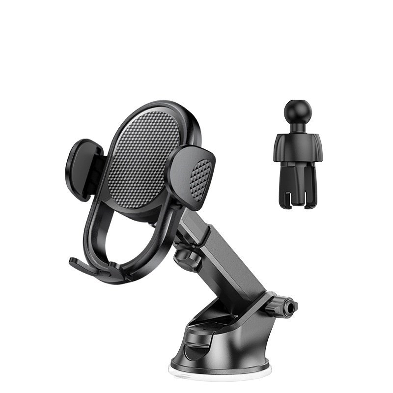 Top Selling Custom Logo 2-in-1 Universal Car Air Vent Phone Holder Suction Cup ABS Dashboard Mount Mobile Phone Holder For Car