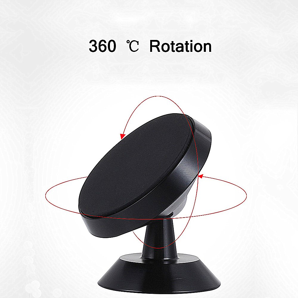 Car Phone Holder 360 Degree Phone Car Console Holder Universal Magnet Mobile Phone Mount Car Mobile Holder
