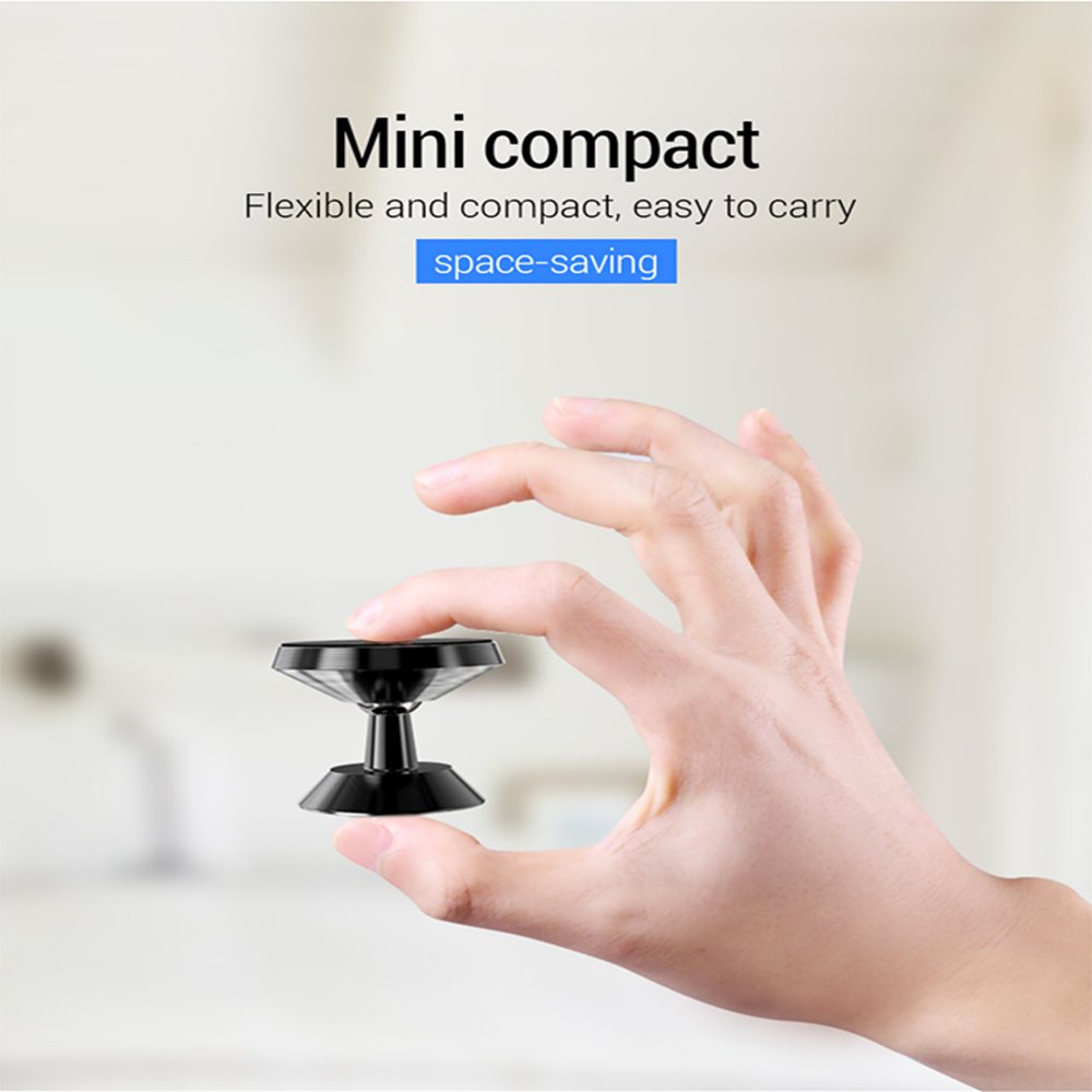 Car Phone Holder 360 Degree Phone Car Console Holder Universal Magnet Mobile Phone Mount Car Mobile Holder