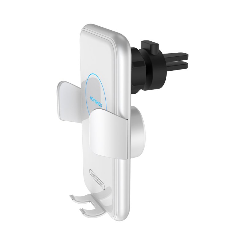 15W Fast Charging Wireless Charger Pad Smart Phone Holder Wireless Car Charger for iPhone and Samsung