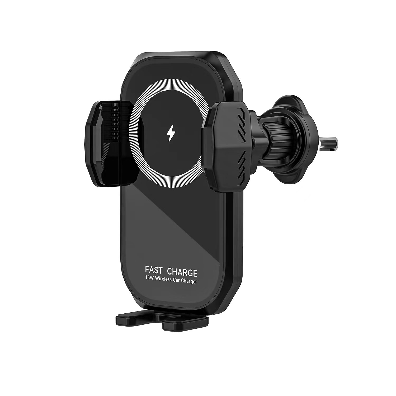 Factory Custom Logo Box iDock Portable Adjustable Aromatherapy Car Wireless Charging Holder for Mobile Phone