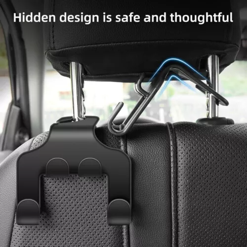C0987 Auto parts 2Pcs Car Seat Back Phone Holder Hooks Hanger Bag Holder Interior Car Accessories
