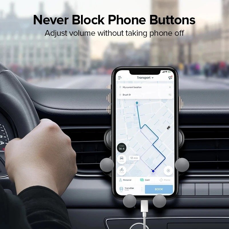 Factory Popular Gravity Automatic Car Phone Holder Car Mount Mobile Stand Smartphone GPS Support For Phone