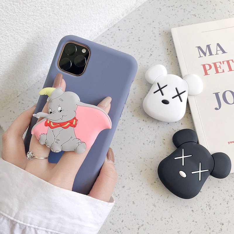 Customizable Mobile Phone Holder Cute Cartoon Mobile Holder Phone Socket