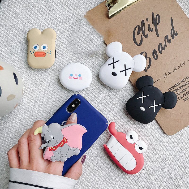 Customizable Mobile Phone Holder Cute Cartoon Mobile Holder Phone Socket