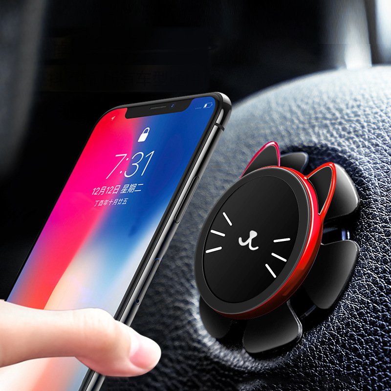 Wholesale Creative Metal Car Navigation Multifunctional Car Holder Strong Magnetic Anti Slip Magnetic Suction For Iphone Holder