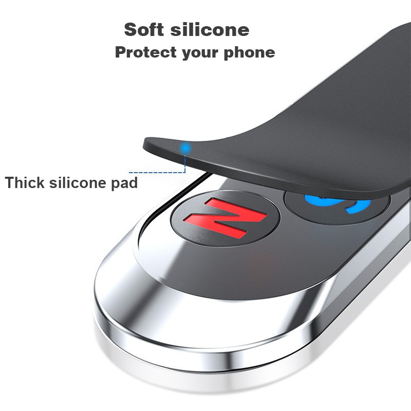 Magnetic Zinc Alloy Car Phone Mount Universal Dashboard Holder 360 Adjustable Super Strong Magnet Holder