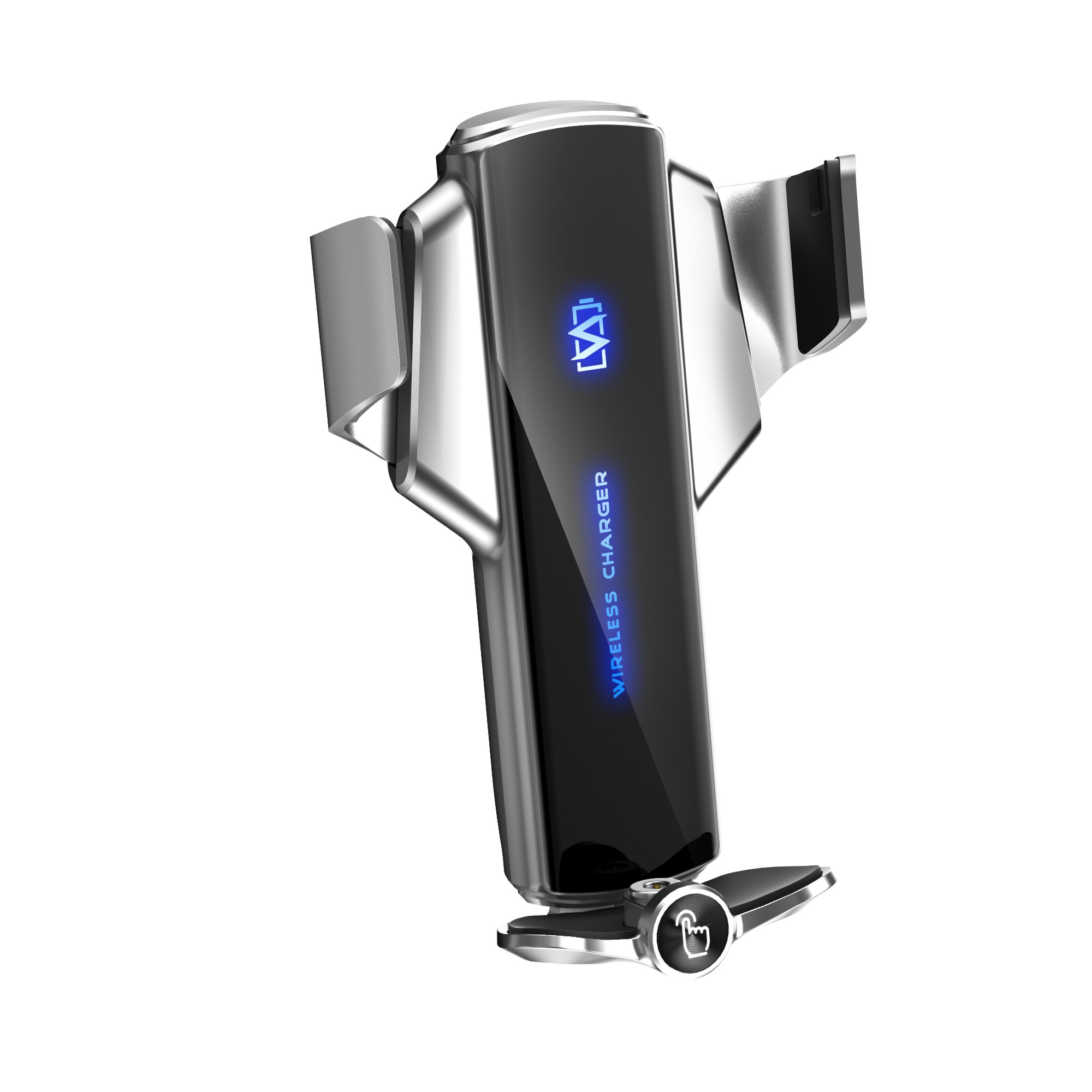 15W Quick Charge Wireless Car Charger Mount Automatic Clamp Coil Induction Gravity Holder Car Wireless fast Charge