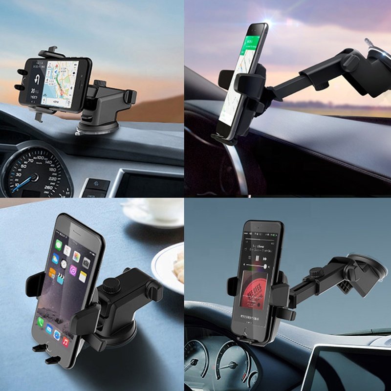 trending products phone accessories long neck phone car holder universal mobile phone for windshield and dashboard