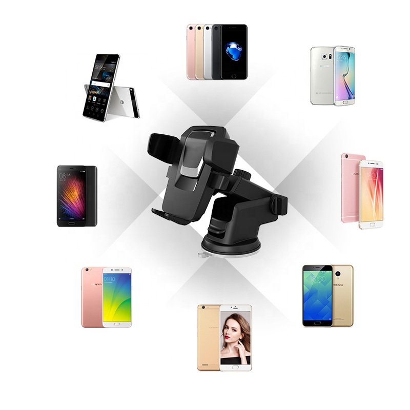 trending products phone accessories long neck phone car holder universal mobile phone for windshield and dashboard