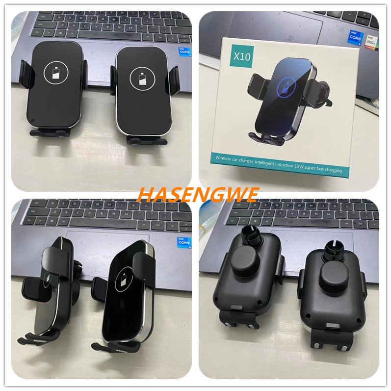 2024 New Electric Car Holder Fast 15W Wireless Charger Adapter for iPhone 16 5V/3A Output 5mm Charging Distance