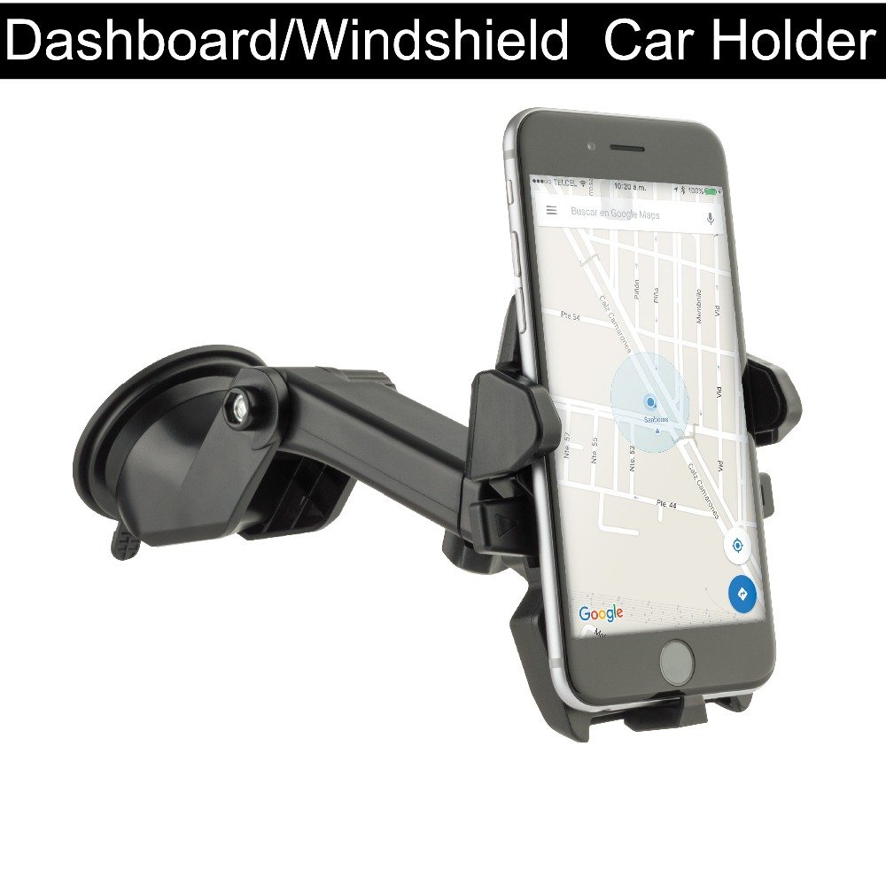 Windshield Car Phone Holder Universal in Car Cellphone Holder Stand Adjustable Phone Suction Cup Holder Car Mount Phone Stand