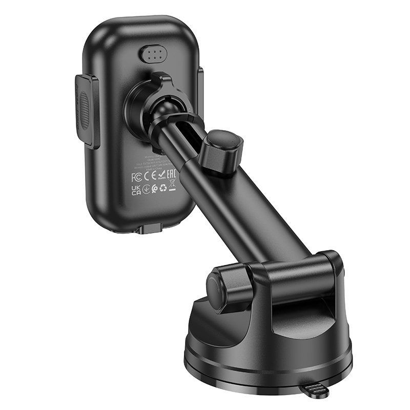 Wireless Fast Charging Portable Car Holder Flexible Electric Dashboard Mount Compatible LG Made PC ABS Aluminium Alloy Riding