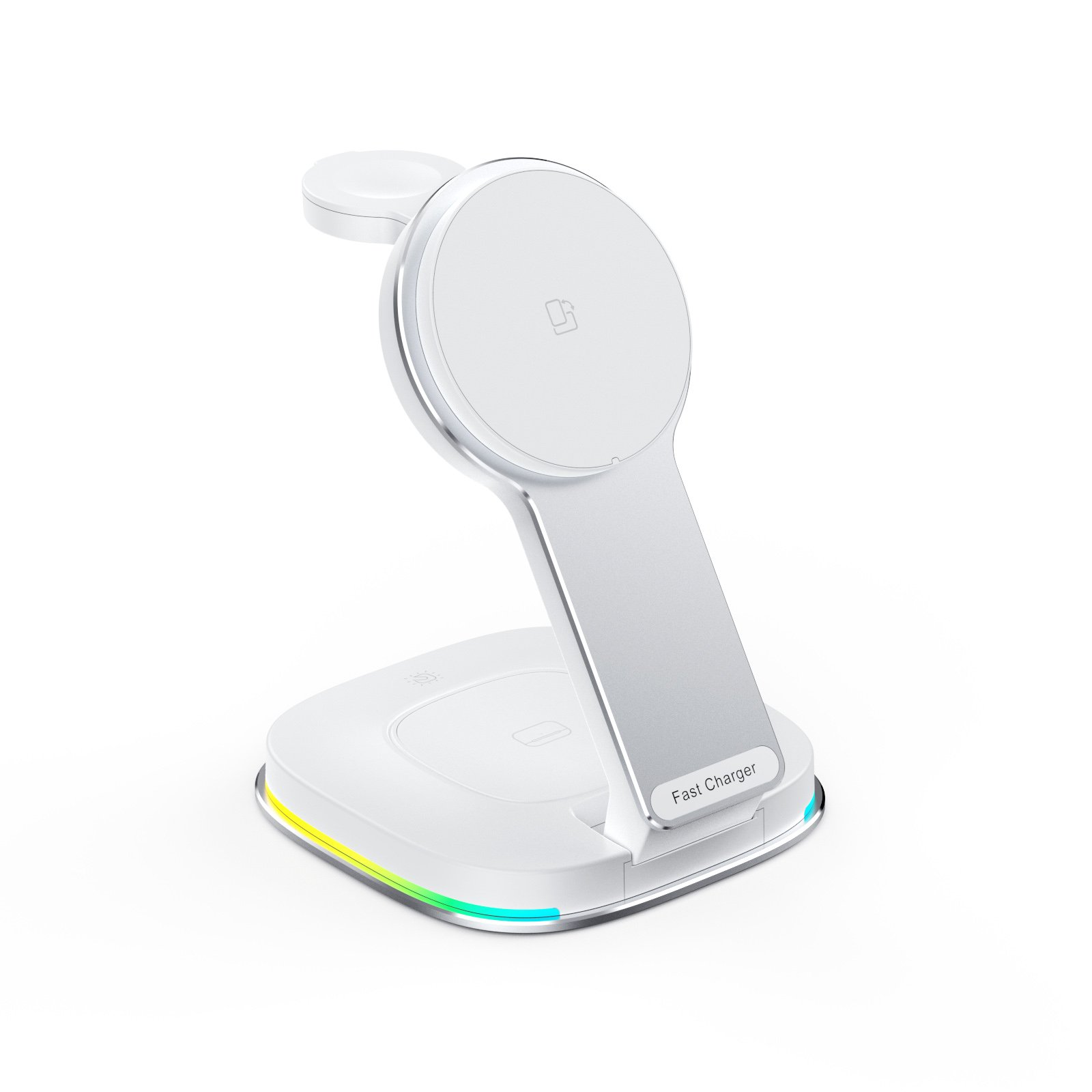 Factory Phone Stand Holder Fast Wireless Charger Multifunction Charger for Headphone Cellphone Watch Wireless Charger Magnetic