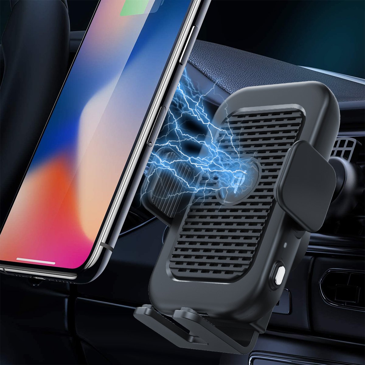 2024 Smart Car Wireless Charger Phone Holder Wireless Car Charger In Car Fold 3 Z For Samsung Phone