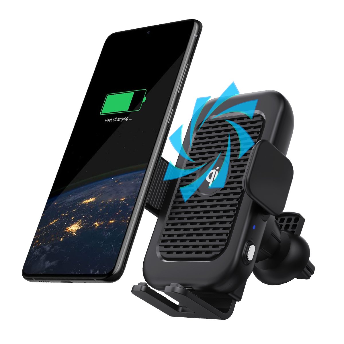2024 Smart Car Wireless Charger Phone Holder Wireless Car Charger In Car Fold 3 Z For Samsung Phone