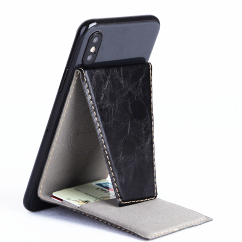 Wholesale Premium Leather Wallet Card Holder Magnetic Wallet For Phone Magnetic Phone Holder