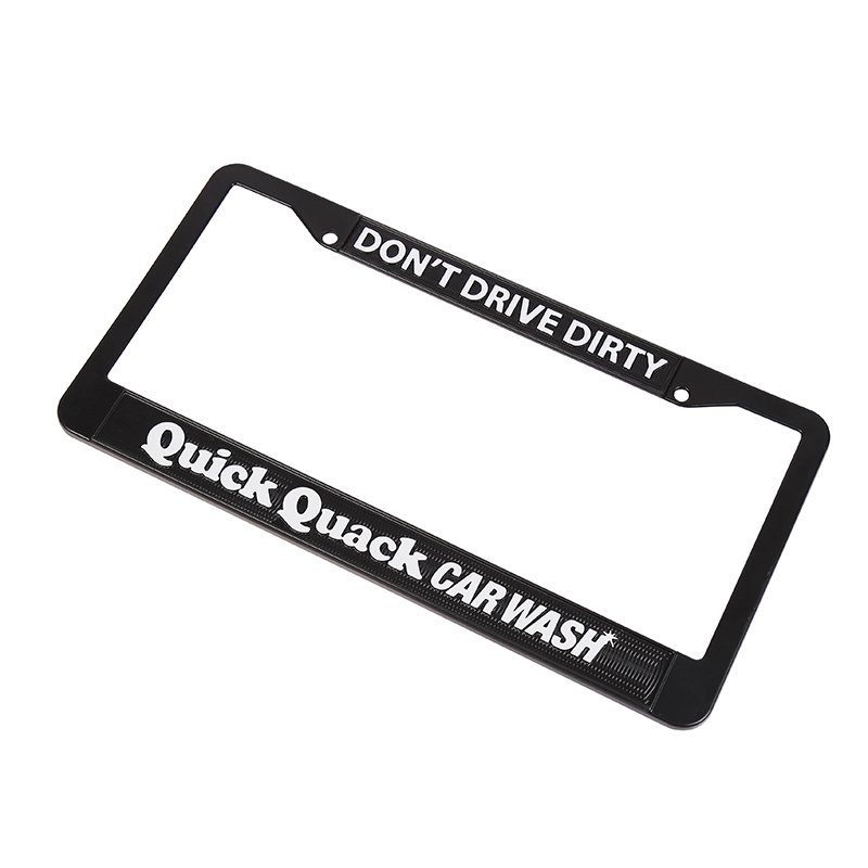 Custom Design Car License Plate Frame Cover USA embossing logo Number Plate Frame License Holder Cover license plate frame