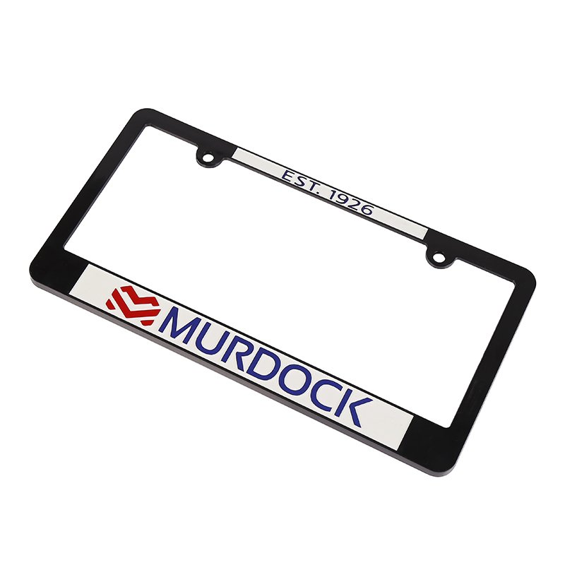 Custom Design Car License Plate Frame Cover USA embossing logo Number Plate Frame License Holder Cover license plate frame