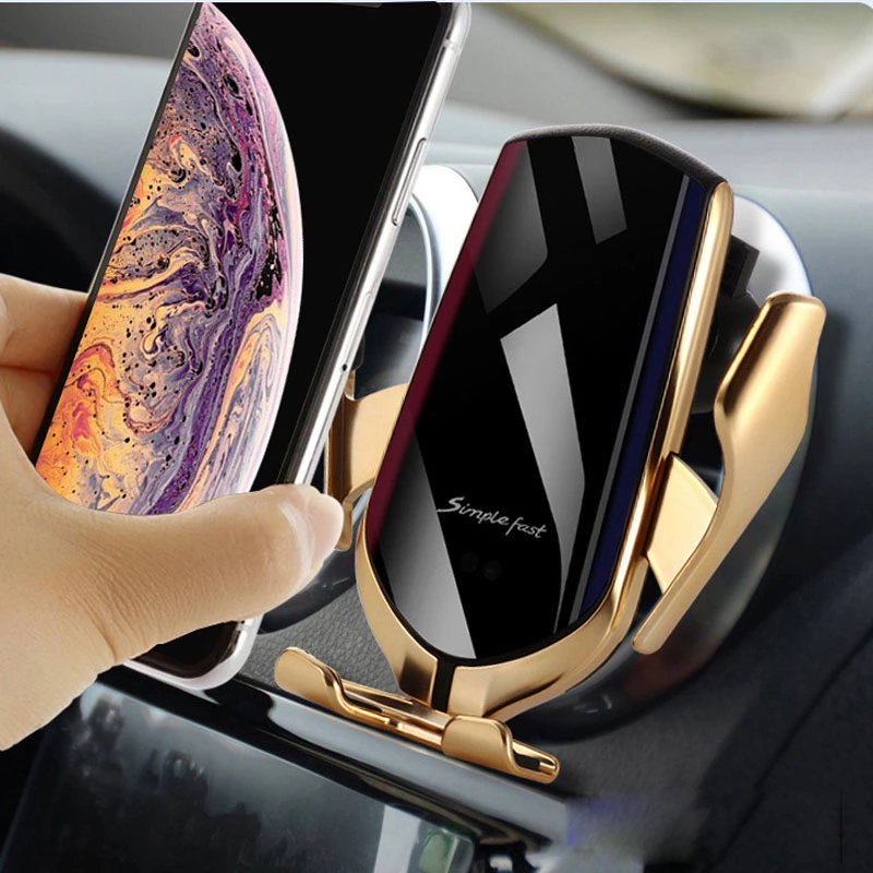 Universal 4 To 6.5 Inch Hot Selling Automatic Mobile Phone Wireless Charger Car Holder