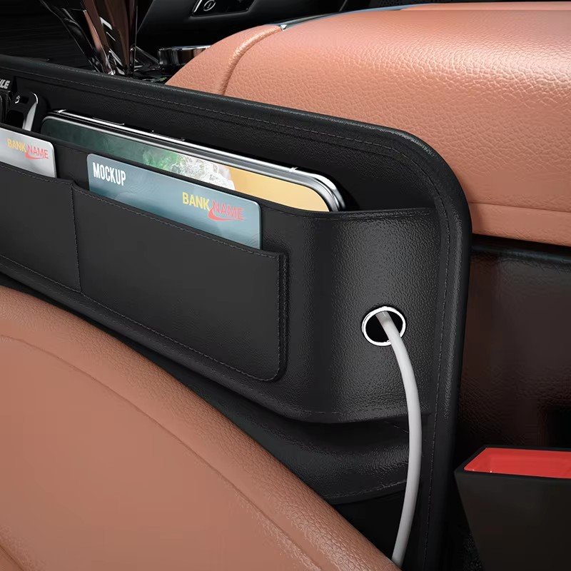 rts Car Seat Gap Organizer Storage Box Pocket Multifunction Universal Wallet Key Card Cup Phone Holder Auto Interior