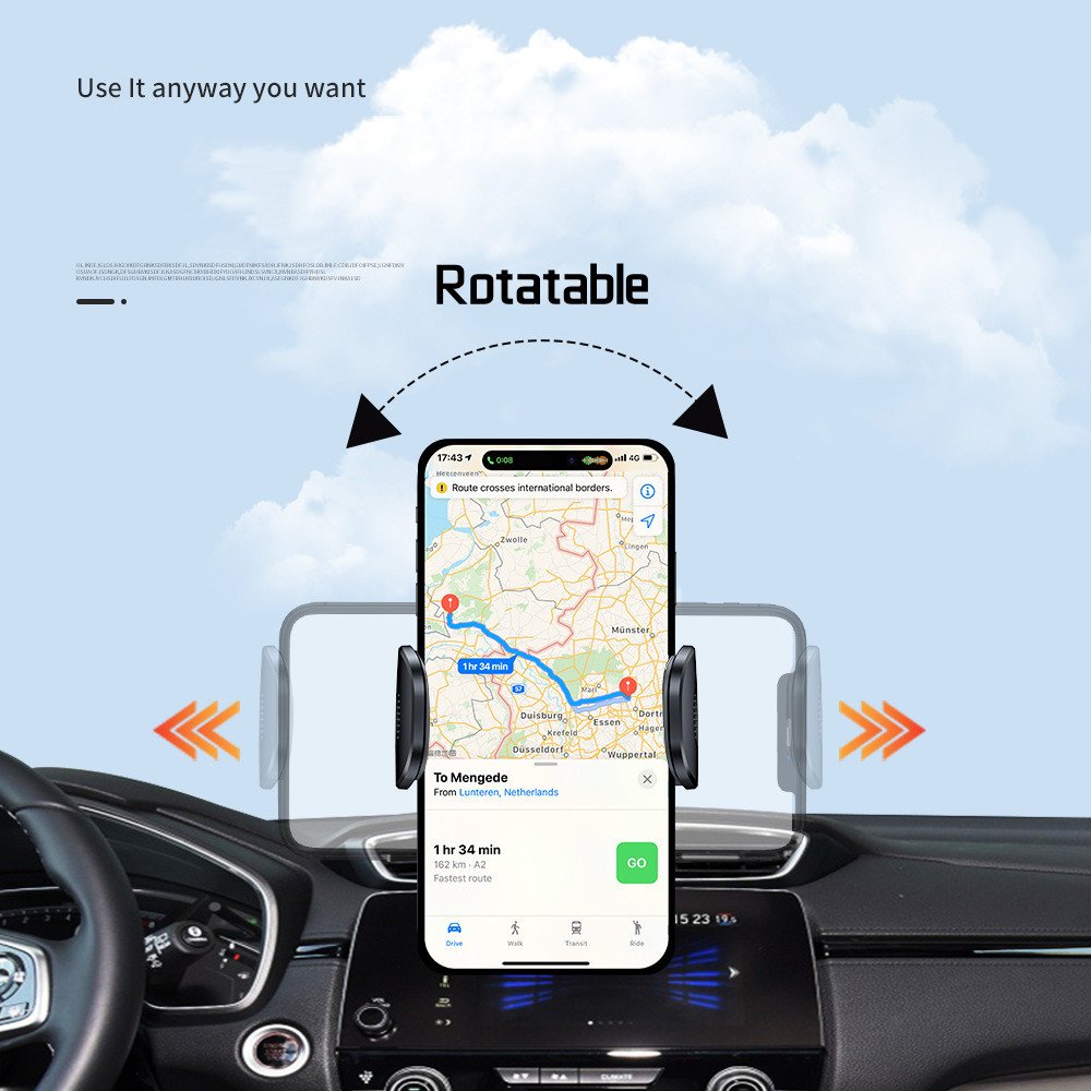New vacuum suction cup car phone holder for dashboard 360 degree rotation universal holder for mobile phone in the car