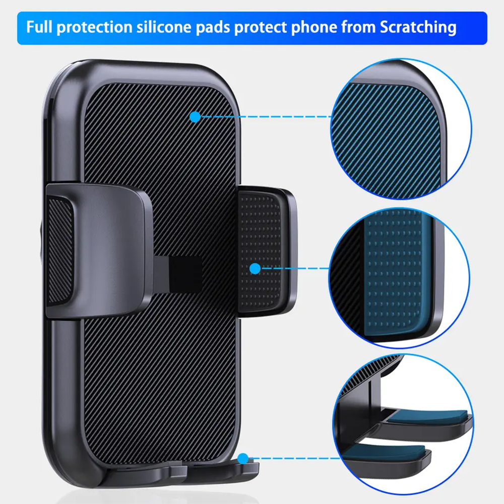 Adjustable Tablet Sticky Mount 360 Degree Rotation Universal Foldable Phone Holder For Electric Car Display Screen