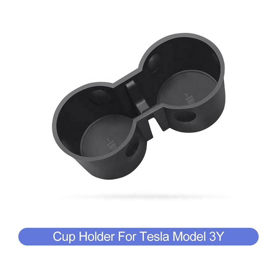 Car Interior Accessories TPE Center Console Car Cup Holder For Tesla Model 3 Model Y