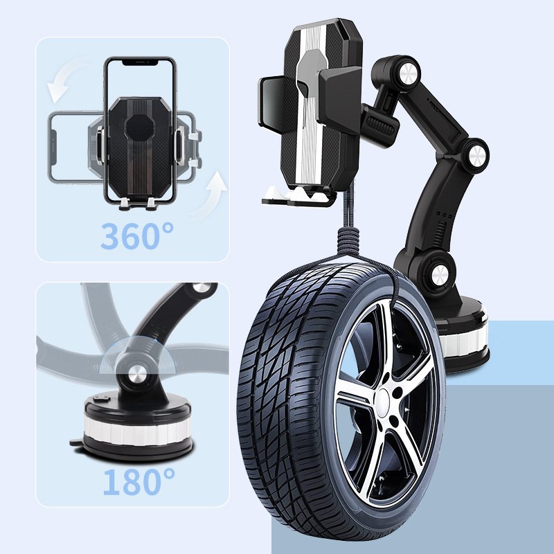 360 Degree Rotating Flexible Car Truck Long Arm Adjustable Smartphone Holder Mount Stent