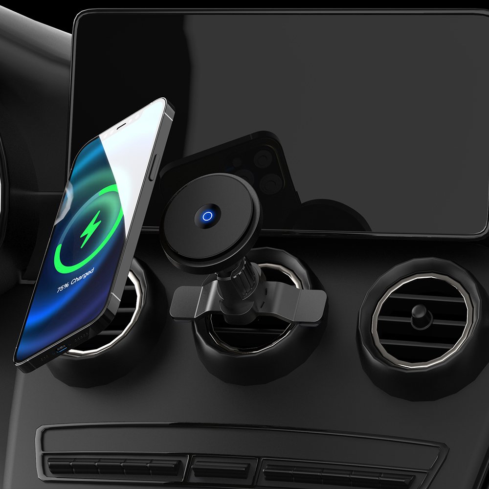 The First Supply Magnetic Wireless Car Charger By Funxim With Patent