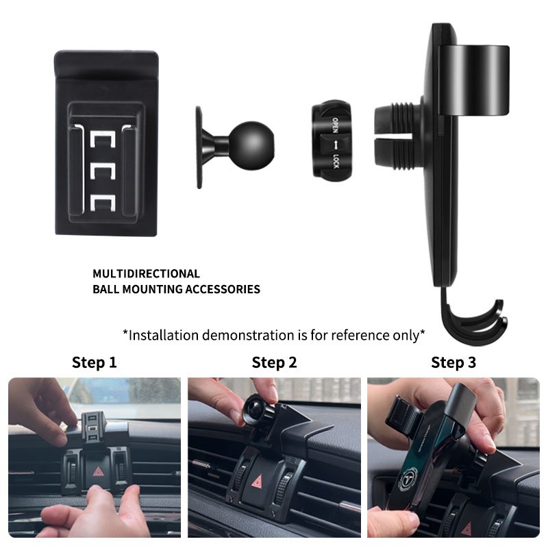 Suitable for Range Rover Sport 2014-2017 Car Mobile phone car Mount ABS aluminum alloy Car product Mobile Phone Holder