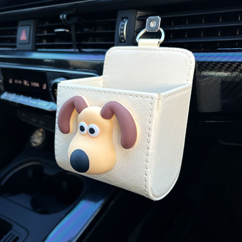 RTS Car air outlet storage pocket mobile phone hanging bag creative car sundries storage box hanging storage