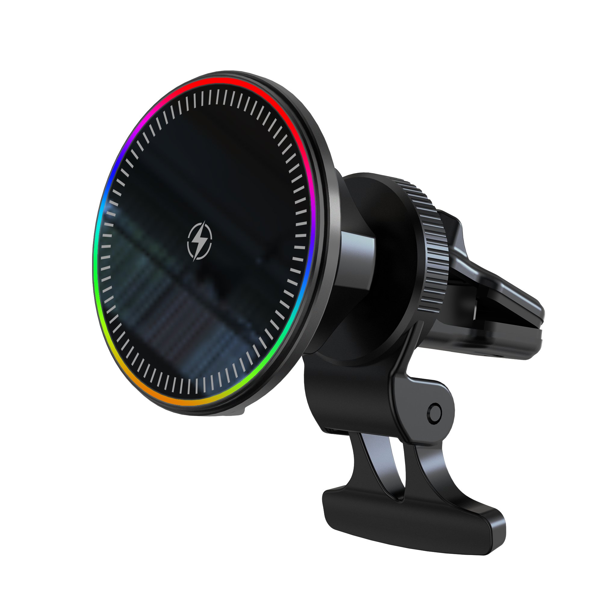 Magnetic 360 Rotating Car Mobile Phone Holder 15W Wireless Charger Phone Holder For Car Mobile Phone Car Holder