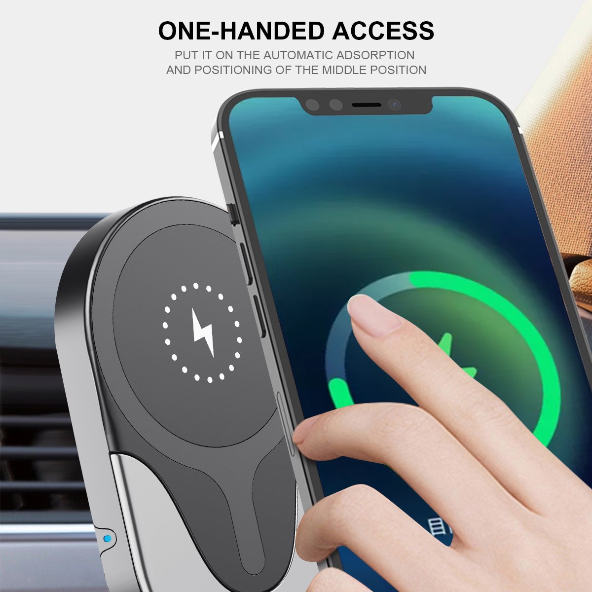 Factory Direct Smart Portable 15 Watt Fast Charging Special Magnetic Wireless Charger In Car For Land Rover