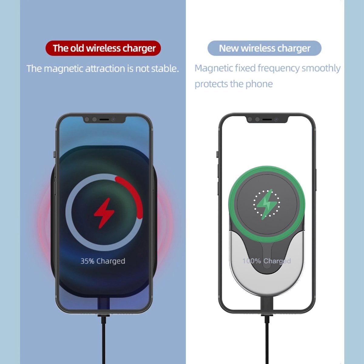 Factory Direct Smart Portable 15 Watt Fast Charging Special Magnetic Wireless Charger In Car For Land Rover
