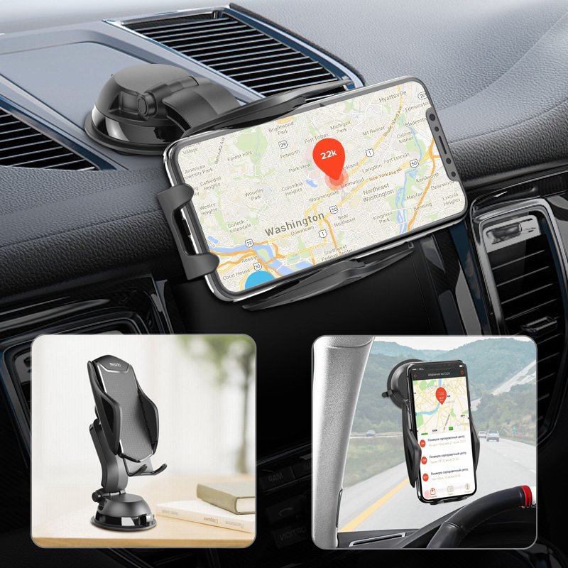 C99 Universal 360 Rotating Flexible Dashboard Truck Cellphone Mobile Phone Smart Smartphone Support Holder Mount Stand For Car