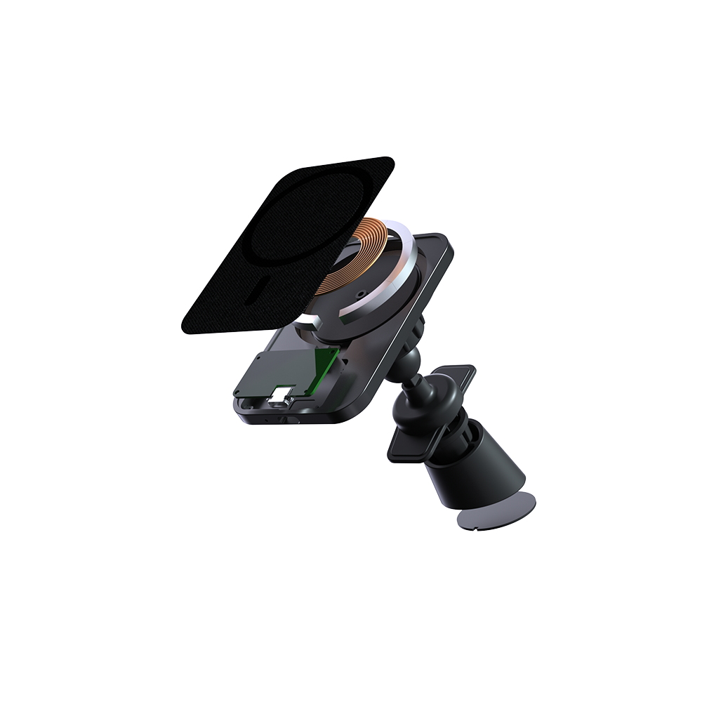 2024 New Technology 15W 10W Auto Clamping Fast Wireless Car Charger 15W Car Stand Phone Holder magnetic wireless charger
