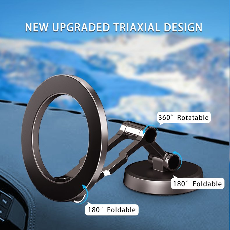 Adjustable Dashboard Car Mount Stand Universal Folding Magnetic Car Phone Holder