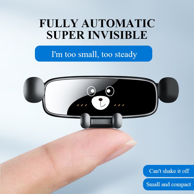 Cute Cartoon Car Holder New Unique Design Car Air Vent Mount Holder for Phone Car Accessories Smartphone Stand