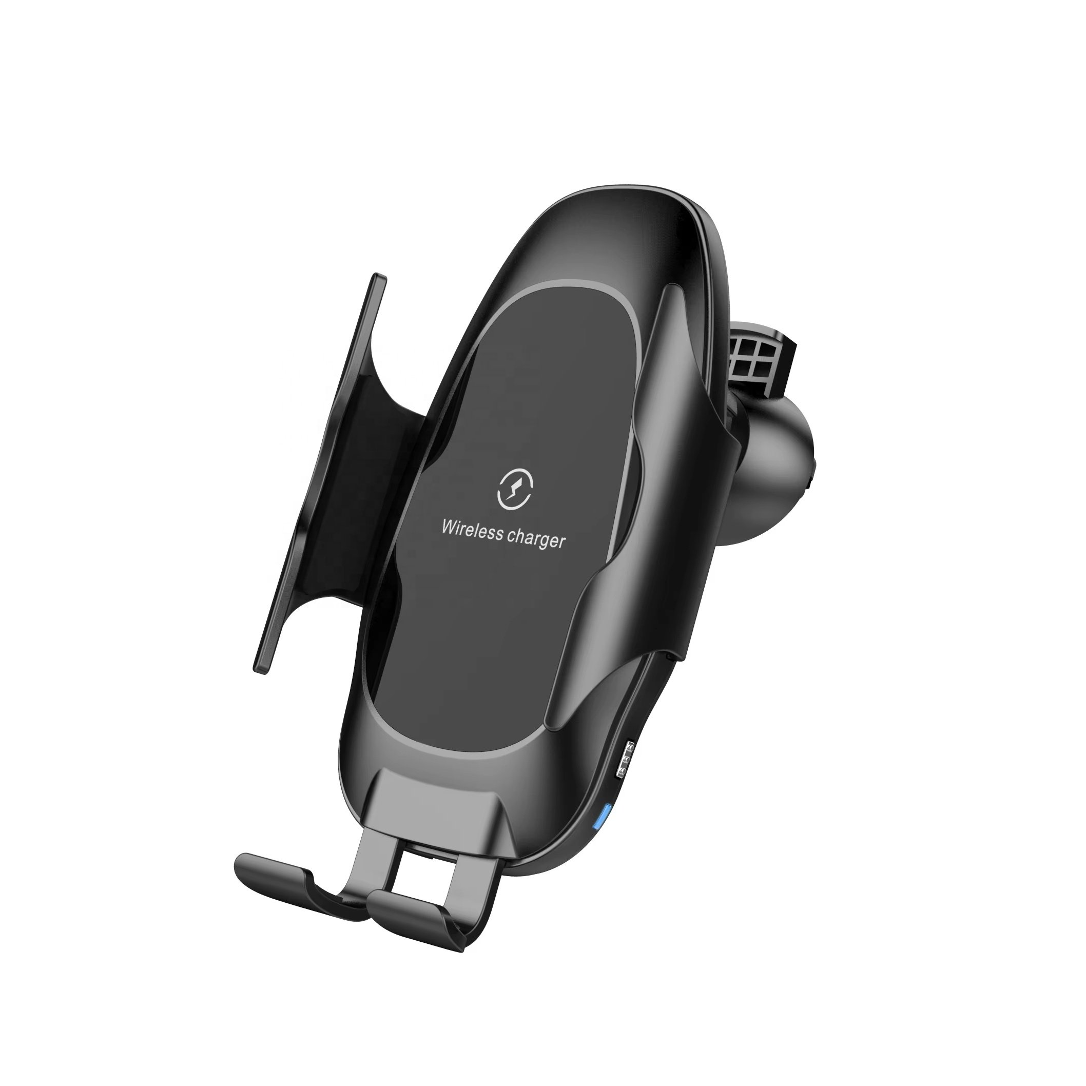 New Design Auto-Clamping Car Phone Air Vent Mount Holder 15W Fast Charging Wireless Car Charger Mobile Phone Charging Car Holder