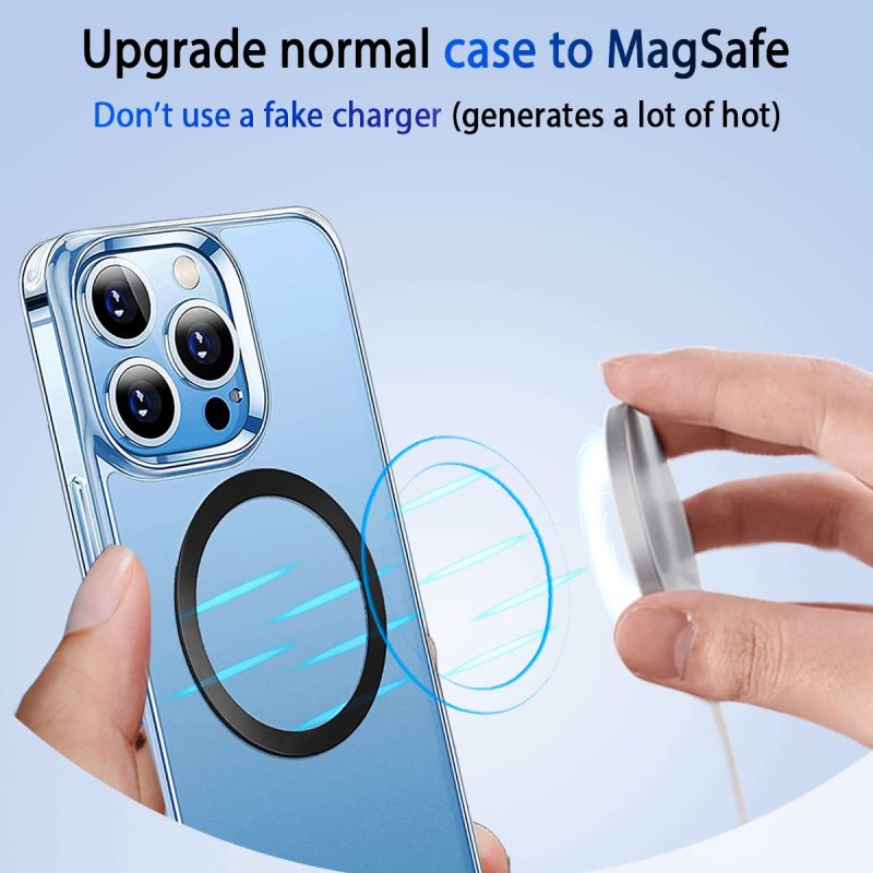 NEW Tech! UV Printing Adhesive Magnet Adapter Ring for Qi Wireless Charger