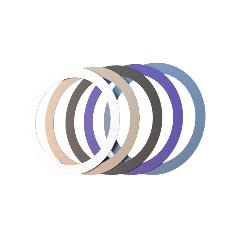NEW Tech! UV Printing Adhesive Magnet Adapter Ring for Qi Wireless Charger