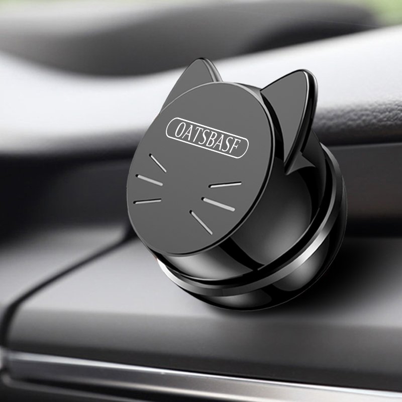 Hot Selling Electroplating Cat Design Magnet Smartphone Car Holder Mount